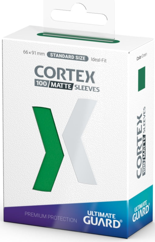 Ultimate Guard Sleeves: Cortex - Standard Matte Green(100)