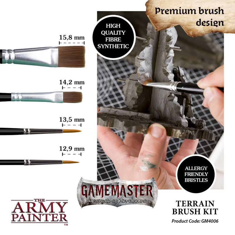 Army Painter Gamemaster: Terrain Brush Kit GM4006