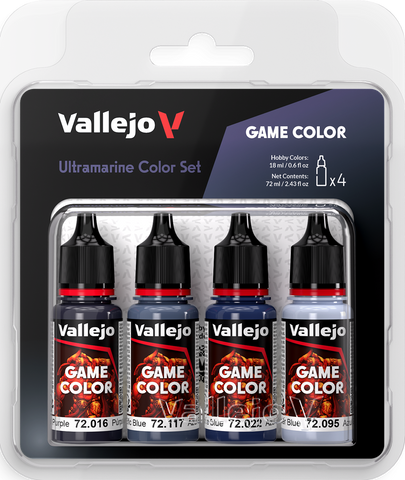 Vallejo Paint Set Game Color Ultramarine