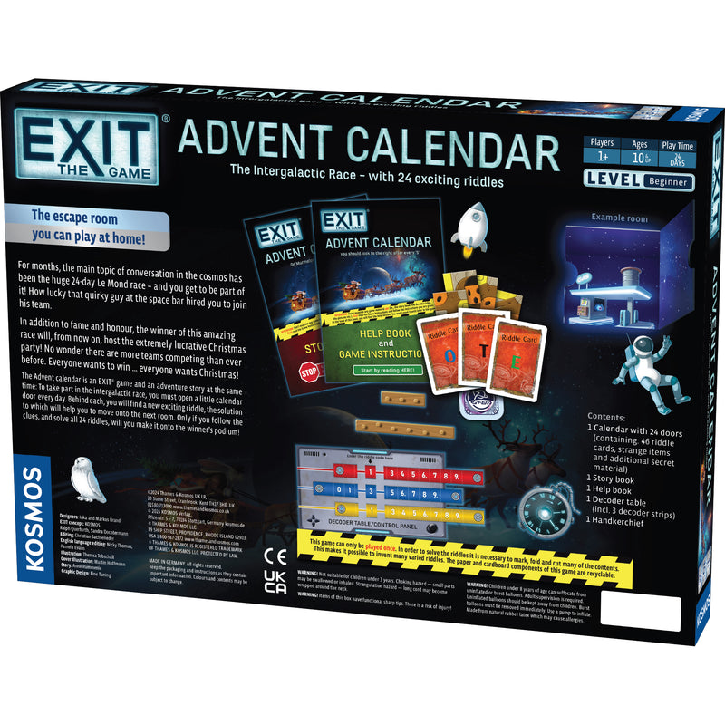 PG Exit: The Intergalactic Race Advent Calendar