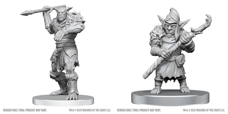 Wizkids Minis D&D 90808 Bugbear Stalker & Goblin Hexer