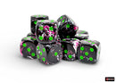 Chessex 12d6 Brush Paintball/Green