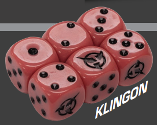 BG Star Trek Away Missions Klingon Faction Dice