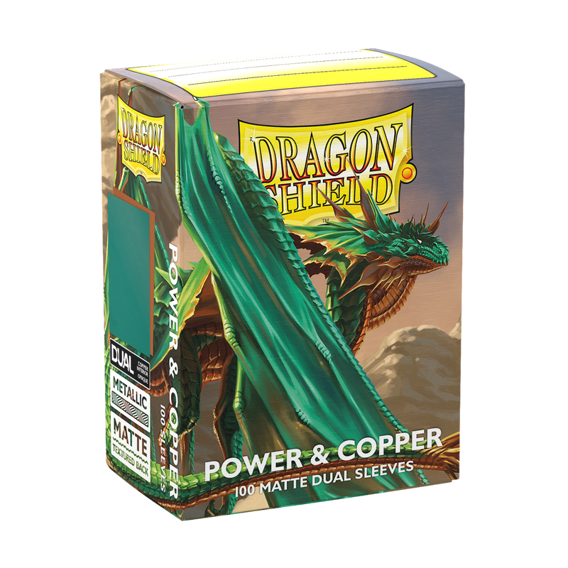 Dragon Shield Sleeves: Matte Dual Power & Copper