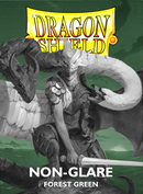 Dragon Shield Sleeves: Matte Forest Green Non-Glare