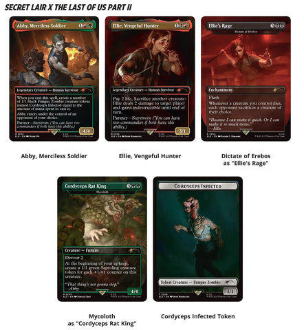 MTG Secret Lair Playstation Super Drop - The Last Of Us Part II: Path Of Retribution Regular