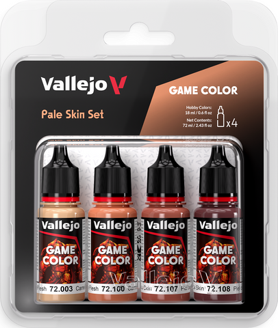 Vallejo Paint Set Game Color Pale Skin