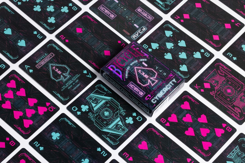 Playing Cards Bicycle Cyberpunk Cybercity