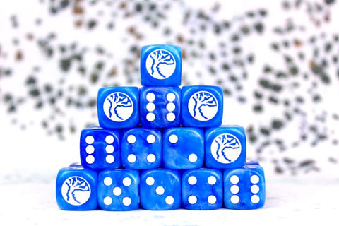Conquest Nords Bright Blue Dice Set
