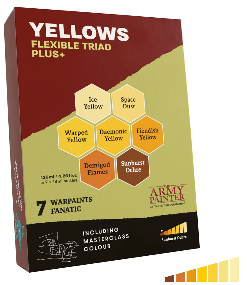 Army Painter Warpaints Fanatic Flexible Triad Plus+ Yellow