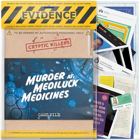 PG Cryptic Killers: Murder Of A Mediluck Medicines