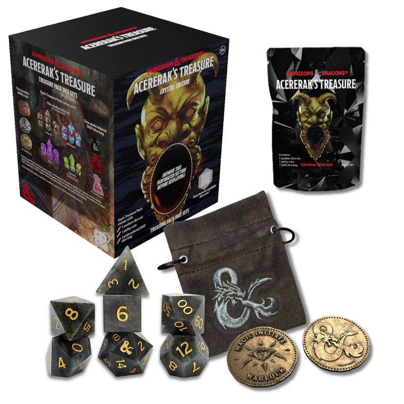 Dungeons and Dragons Acererak's Treasure Crystal Edition Packs