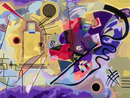 CreART Canvas Art - Kandinisky "Yellow, Red, Blue"