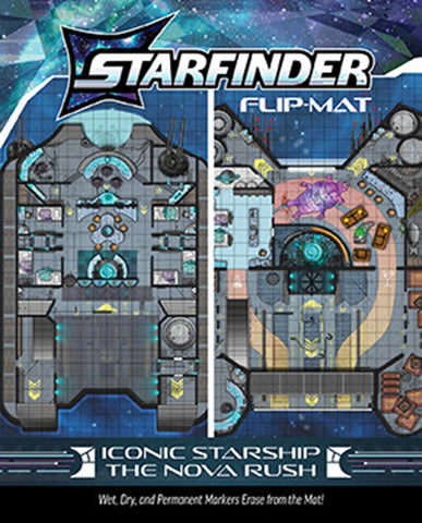 Starfinder Flip-Mat Iconic Starship Nova Rush