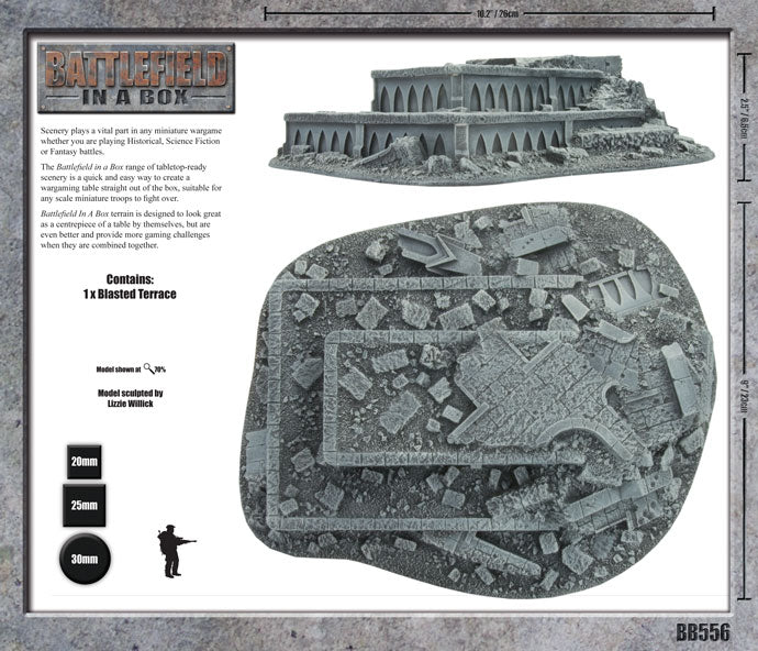 Battlefield in a Box Gothic Blasted Terrace