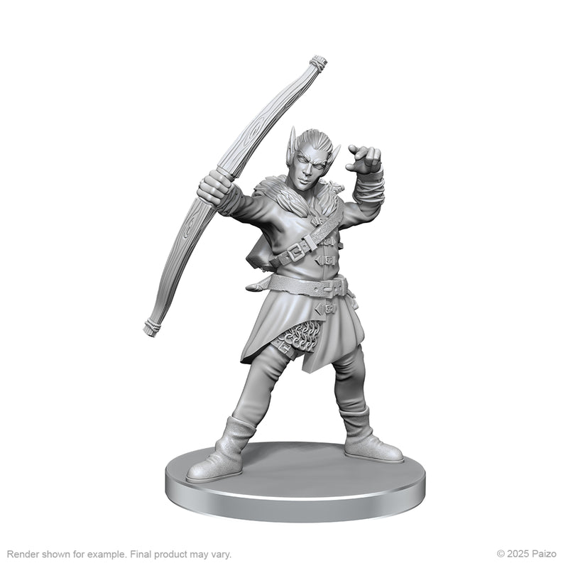 Wizkids Minis Pathfinder 97582 Elf Hunter & Catfolk Bandit