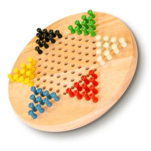 Chinese Checkers 7" Wood