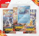 Pokémon SV8 Scarlet & Violet Surging Sparks 3 Pack Blister