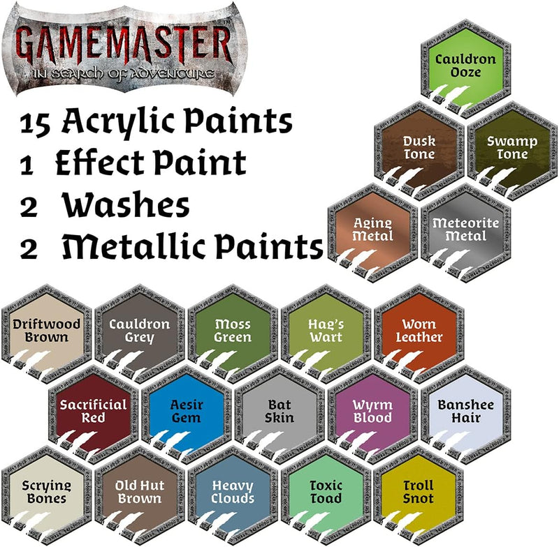 Gamemaster Wilderness Adventures Role-Playing Paint Set