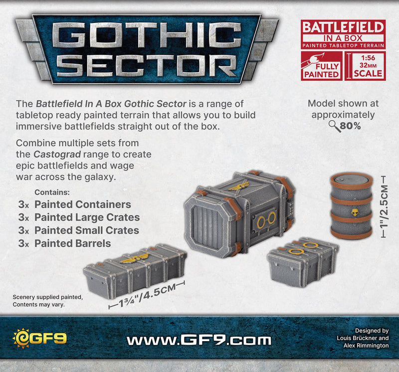 Battlefield in a Box Gothic Sector Castograd Scatter Terrain