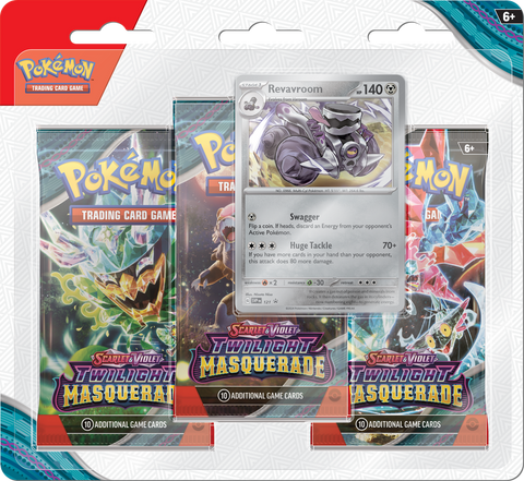 Pokémon SV6 Scarlet & Violet Twilight Masquerade 3-Pack Blister