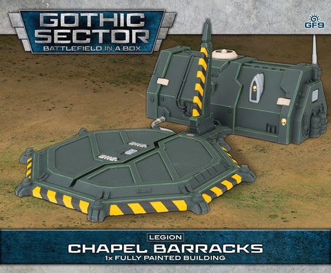 Battlefield in a Box Gothic Sector Legion Chapel Barracks