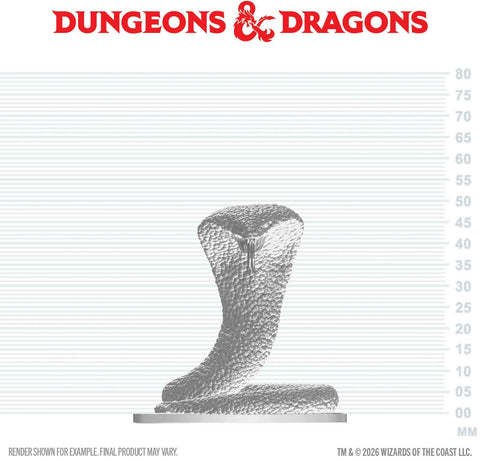 Wizkids Minis D&D 90901 Polar Serpent