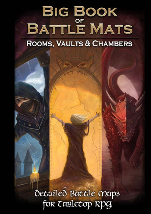 RPG Big Book Of Battle Mats: Vaults And Chambers