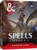 Dungeons and Dragons 5th Edition 2024 Reference Cards Spells (Level 4-5)