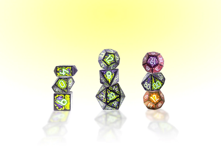 Botch Dice Daggerheart Hope & Fear 9-Die RPG Set - Witch