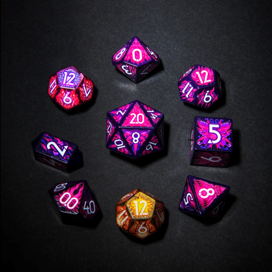 Botch Dice Daggerheart Hope & Fear 9-Die RPG Set - Warlock