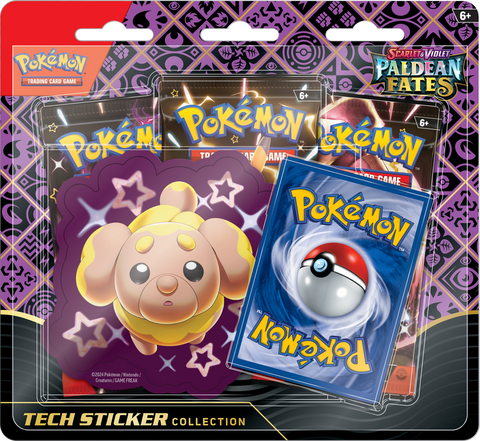 Pokémon SV4.5 Scarlet & Violet Paldean Fates Tech Sticker Collection