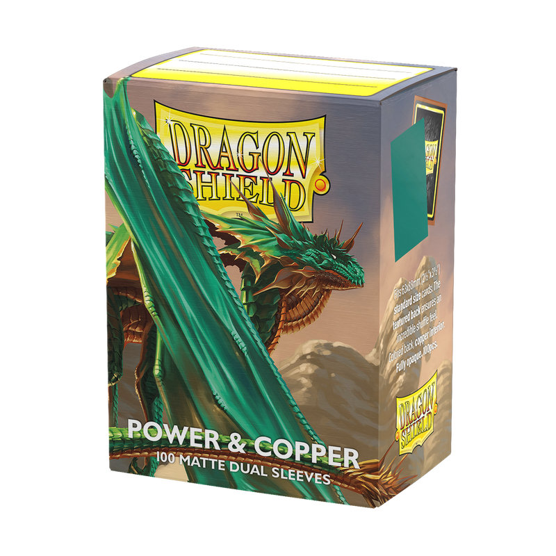 Dragon Shield Sleeves: Matte Dual Power & Copper