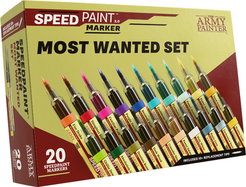 Army Painter Speedpaint Marker Most Wanted Set