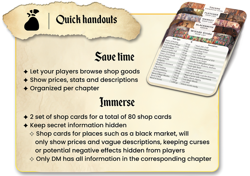 RPG Worlds At A Glance Cardshop Cards