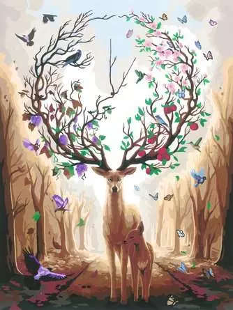 CreART Canvas Art - Magnificent Encounter