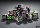 Chessex 36d6 Brush Paintball/Green