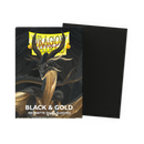 Dragon Shield Sleeves: Matte Dual Black & Gold