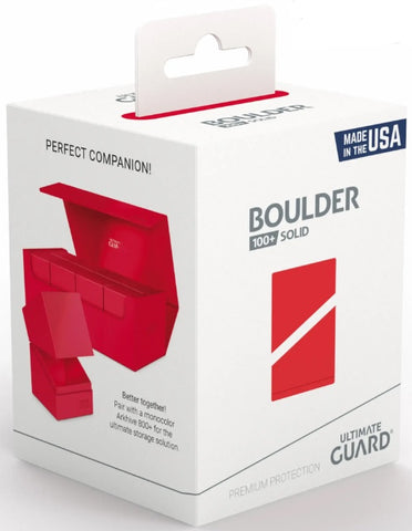 Ugd Deck Box Boulder 100+ Solid Red