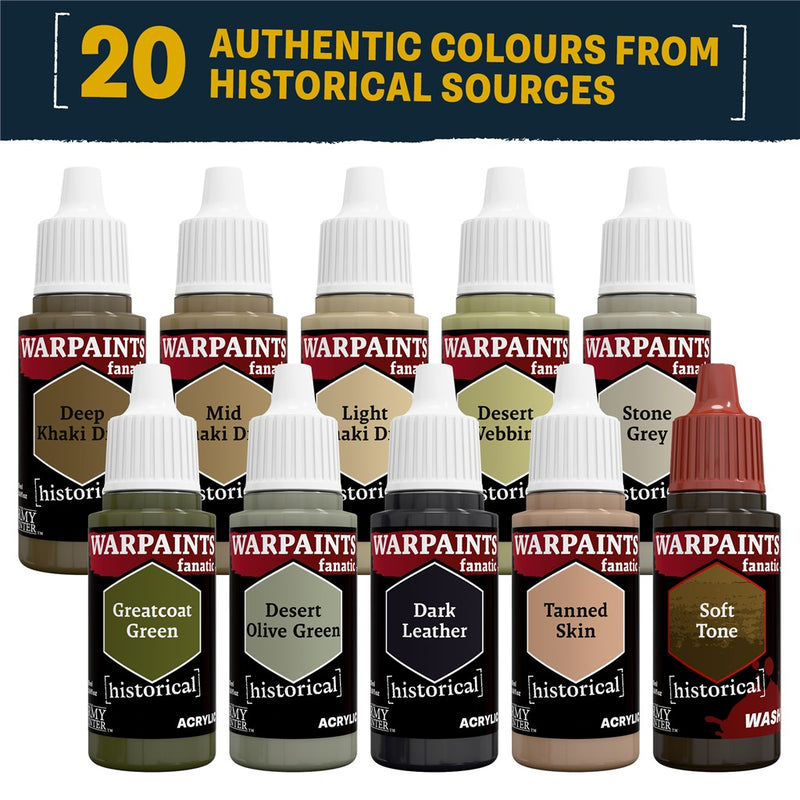 Army Painter Fanatic Historical: WWII British 8th Army Paint Set