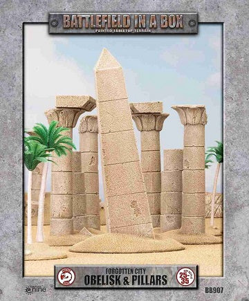 Battlefield in a Box Obelisk and Pillars