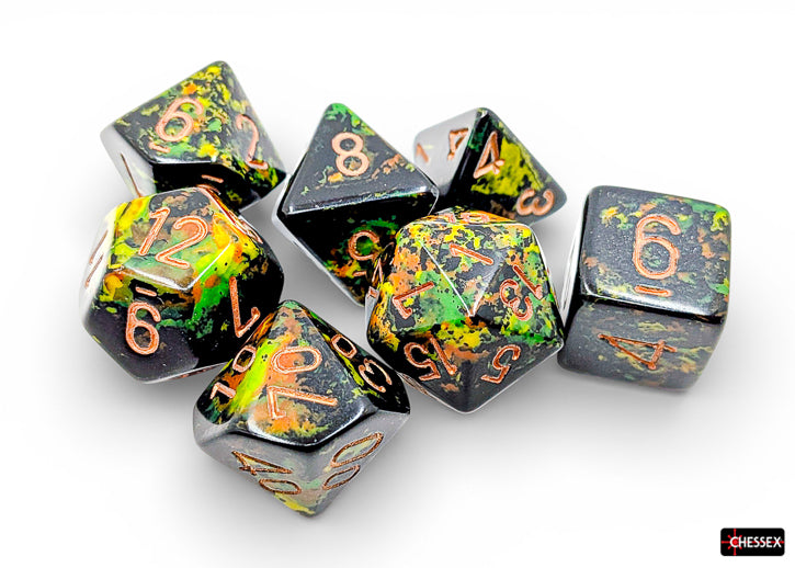 Chessex Poly Brush Deep Forest/Gold