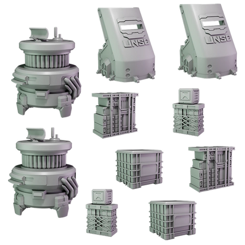 Halo: Flashpoint UNSC Scenery Set