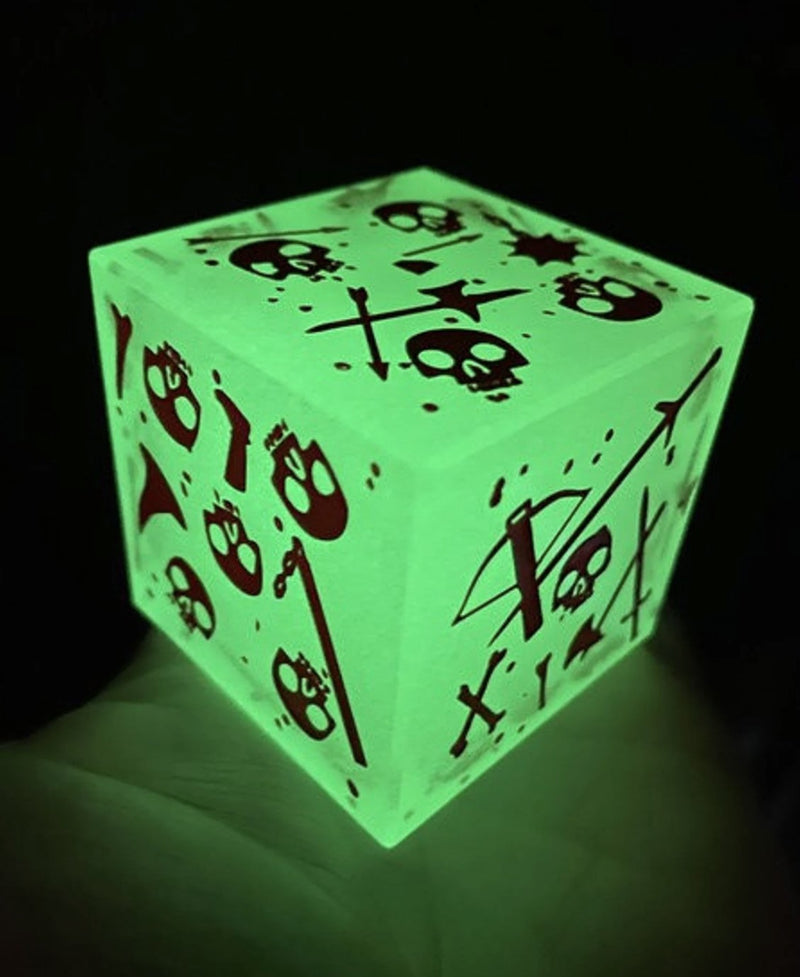 Massive Gelatinour Cube Die/Mini - Glow In The Dark