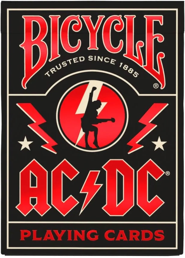 Playing Cards Bicycle AC/DC