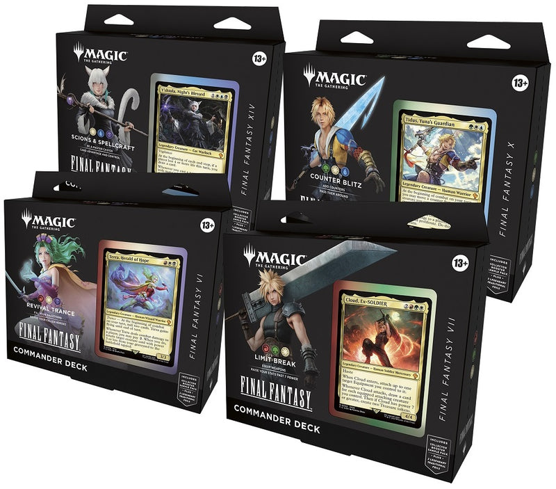 *Pre-Order* MTG Final Fantasy Commander Set of Four *Releases June 6th, 2025*