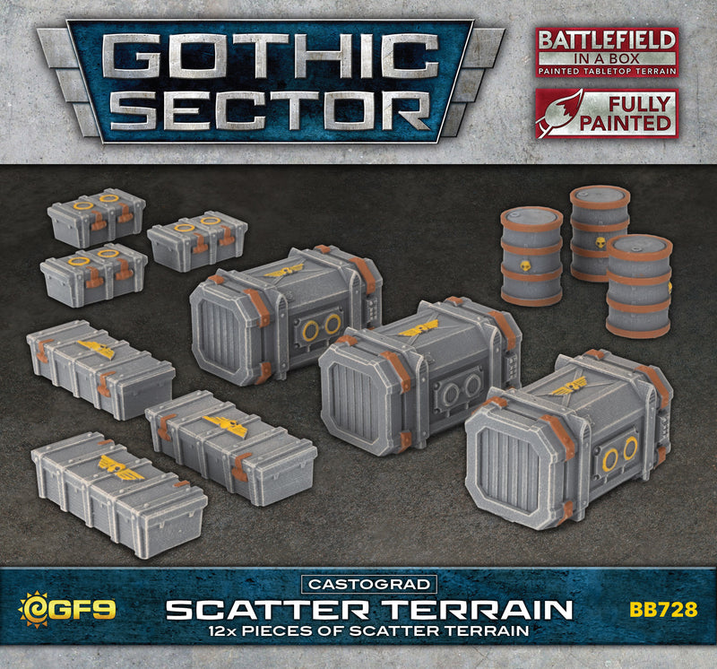 Battlefield in a Box Gothic Sector Castograd Scatter Terrain