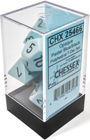 Chessex Poly Pastel Blue/Black
