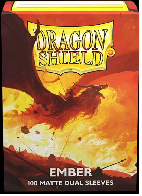 Dragon Shield Sleeves: Matte Dual Ember (100)