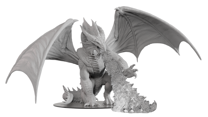 Wizkids Minis D&D 90606 Gargantuan Bahamut Figure Unpainted